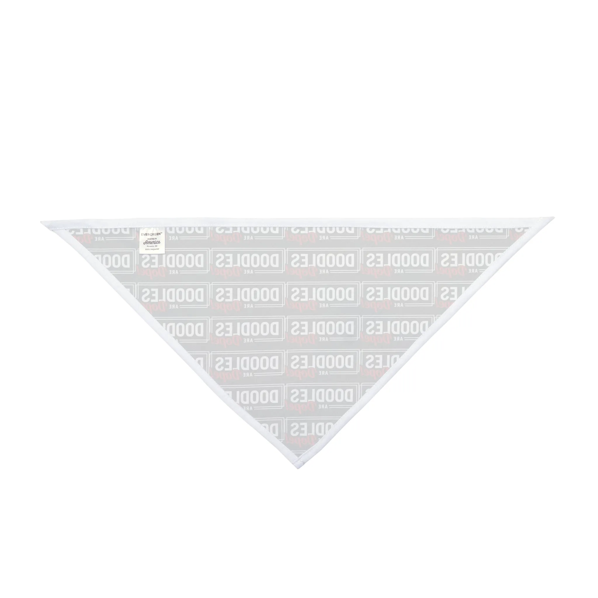 Doodles Are Dope Dog Bandana - Black
