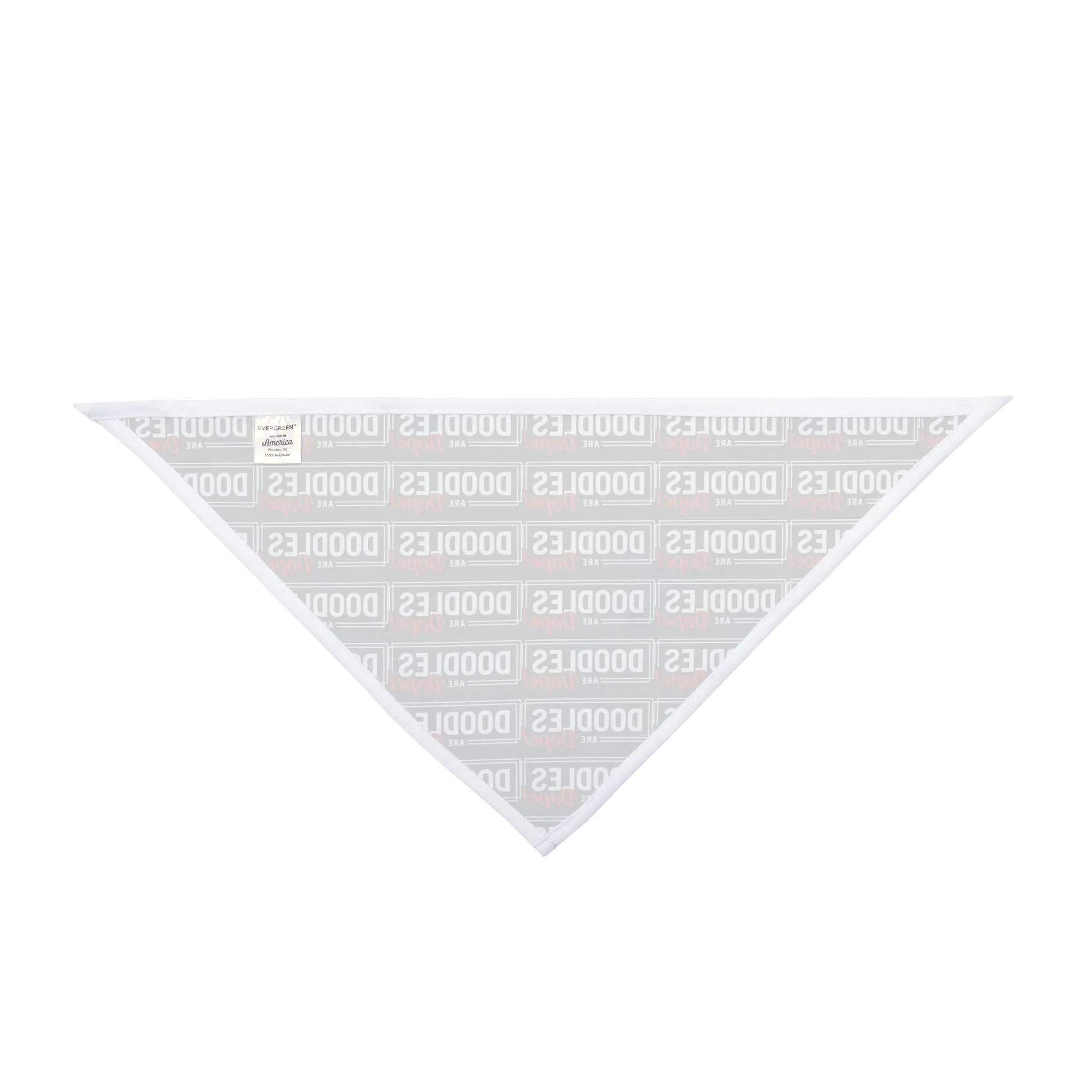 Doodles Are Dope Dog Bandana - Black