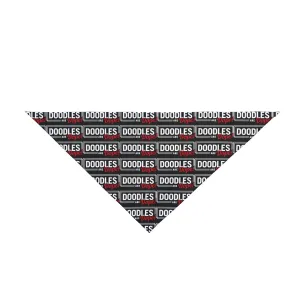 Doodles Are Dope Dog Bandana - Black