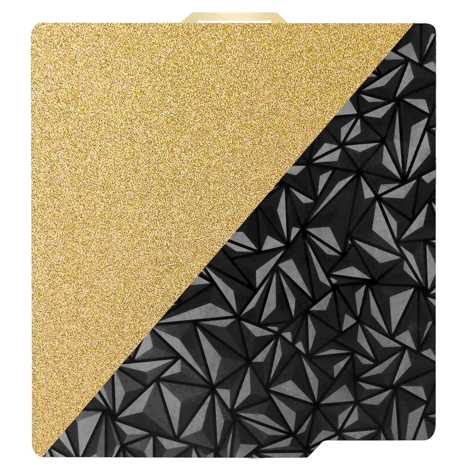 Double Sided PEO PEI Build Plate for Bambu Lab X1C/X1/X1E/P1P/P1S/A1, Smooth Diamond PEO  Texture PEI Spring Steel Sheet Plate 257x257mm for Bambu 3D Printer