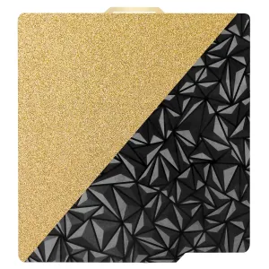 Double Sided PEO PEI Build Plate for Bambu Lab X1C/X1/X1E/P1P/P1S/A1, Smooth Diamond PEO  Texture PEI Spring Steel Sheet Plate 257x257mm for Bambu 3D Printer