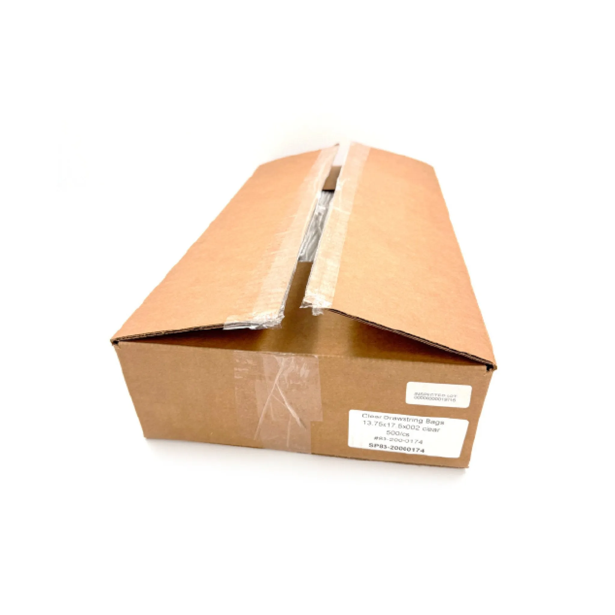 Drawstring Bags Clear LDPE  - 500 Bags