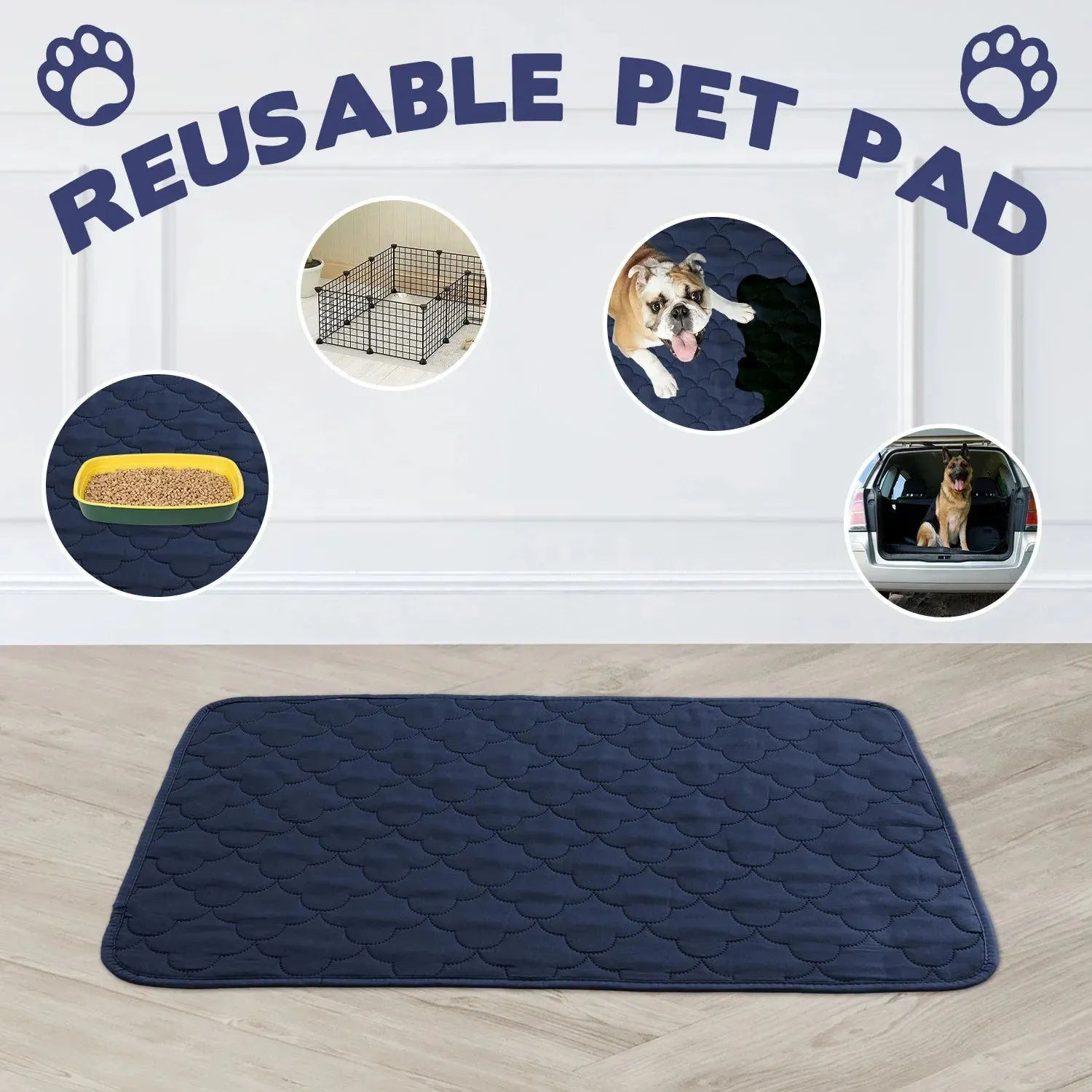 Dual Sided Waterproof Pet Bed Cover