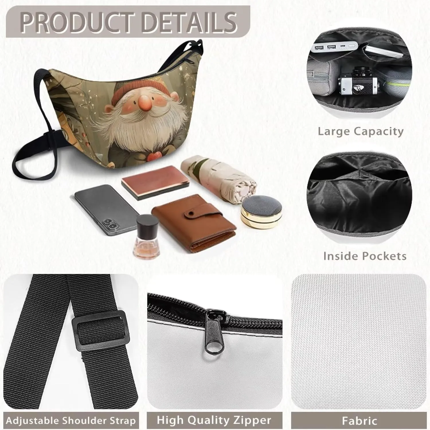 Dumpling Shoulder Bags for Women With Adjustable Strap For Daily Use