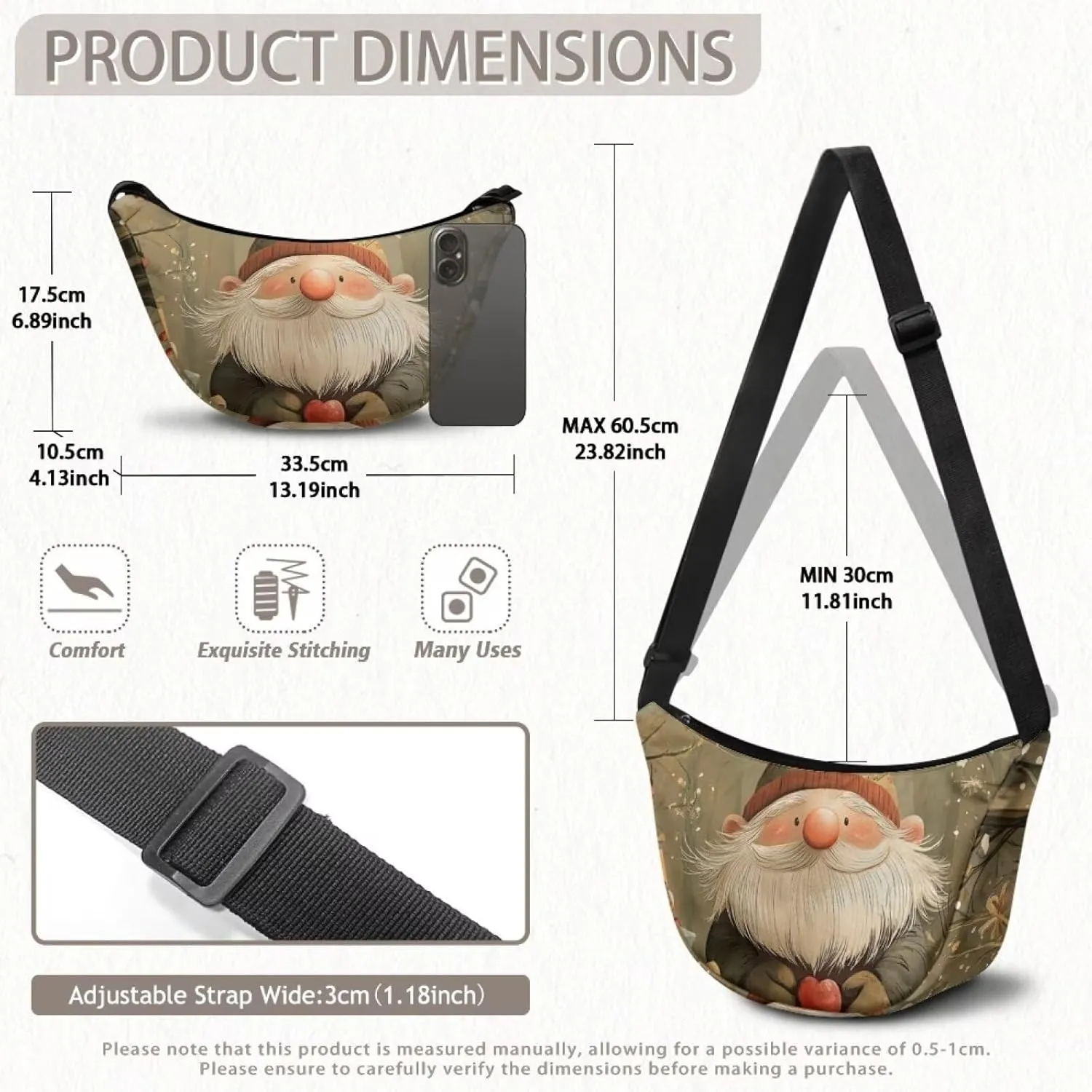 Dumpling Shoulder Bags for Women With Adjustable Strap For Daily Use