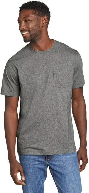 Eddie Bauer Men's Legend Wash 100% Cotton Short-Sleeve Pocket T-Shirt