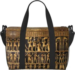 Egypts Hieroglyphics Duffel Bags for Traveling - Lightweight Personal Item Travel Bags, Gym Bags for Men and Women