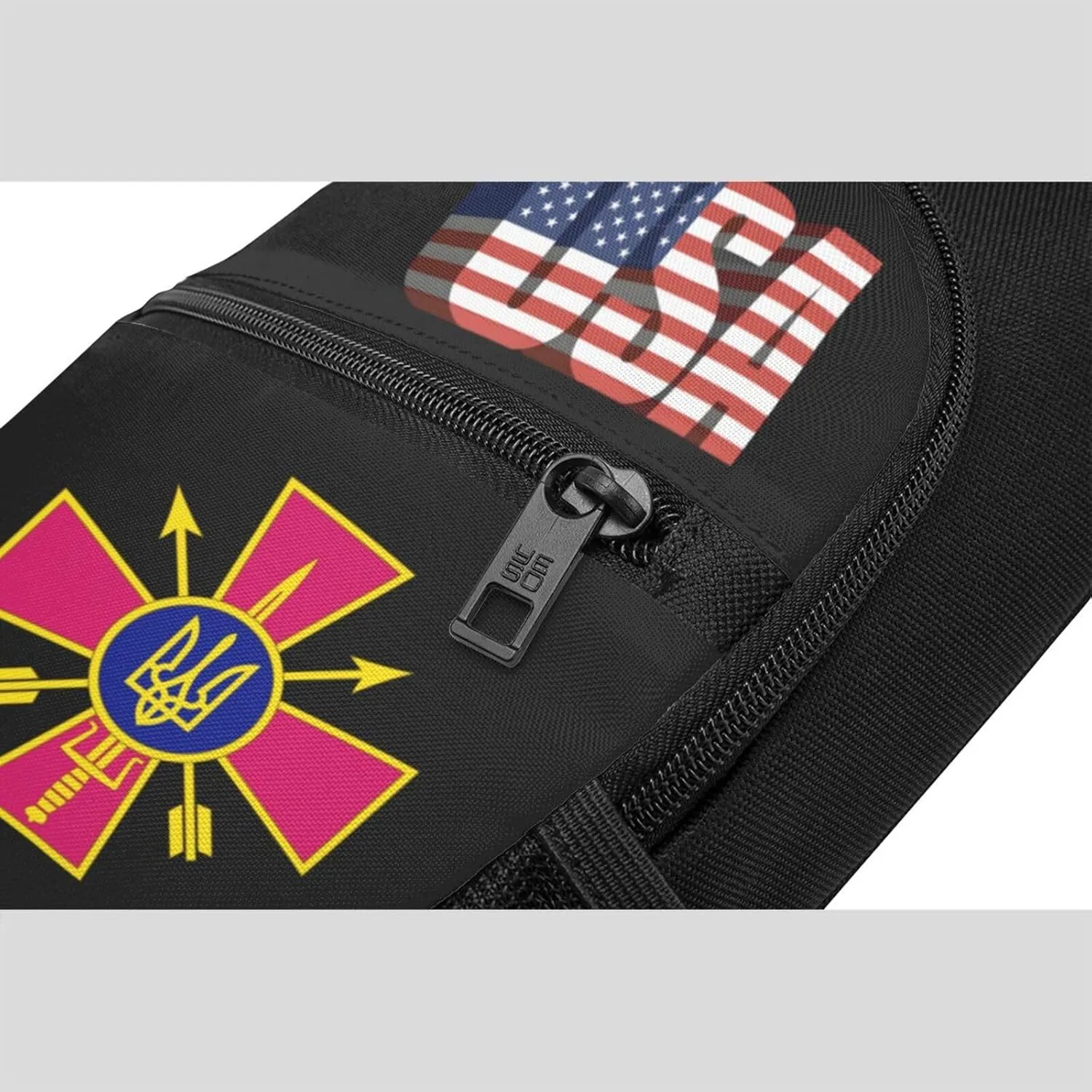 Emblem of The Special Operations Forces of Ukraine，Fashion One-Shoulder Bag，Anti-Theft Crossbody Shoulder Chest Bag