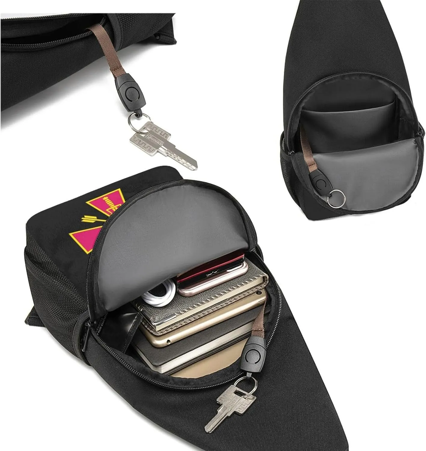 Emblem of The Special Operations Forces of Ukraine，Fashion One-Shoulder Bag，Anti-Theft Crossbody Shoulder Chest Bag