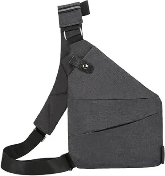 Ergonomic Crossbody Bag for Men and Women - Great for Wheelchair Users - Anti Theft