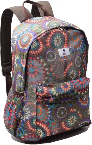 ESVAN Original Print Mesh Backpack Semi-Transparent Sackpack See Through Beach Bag Daypack Multi-Purpose Women Men Unisex