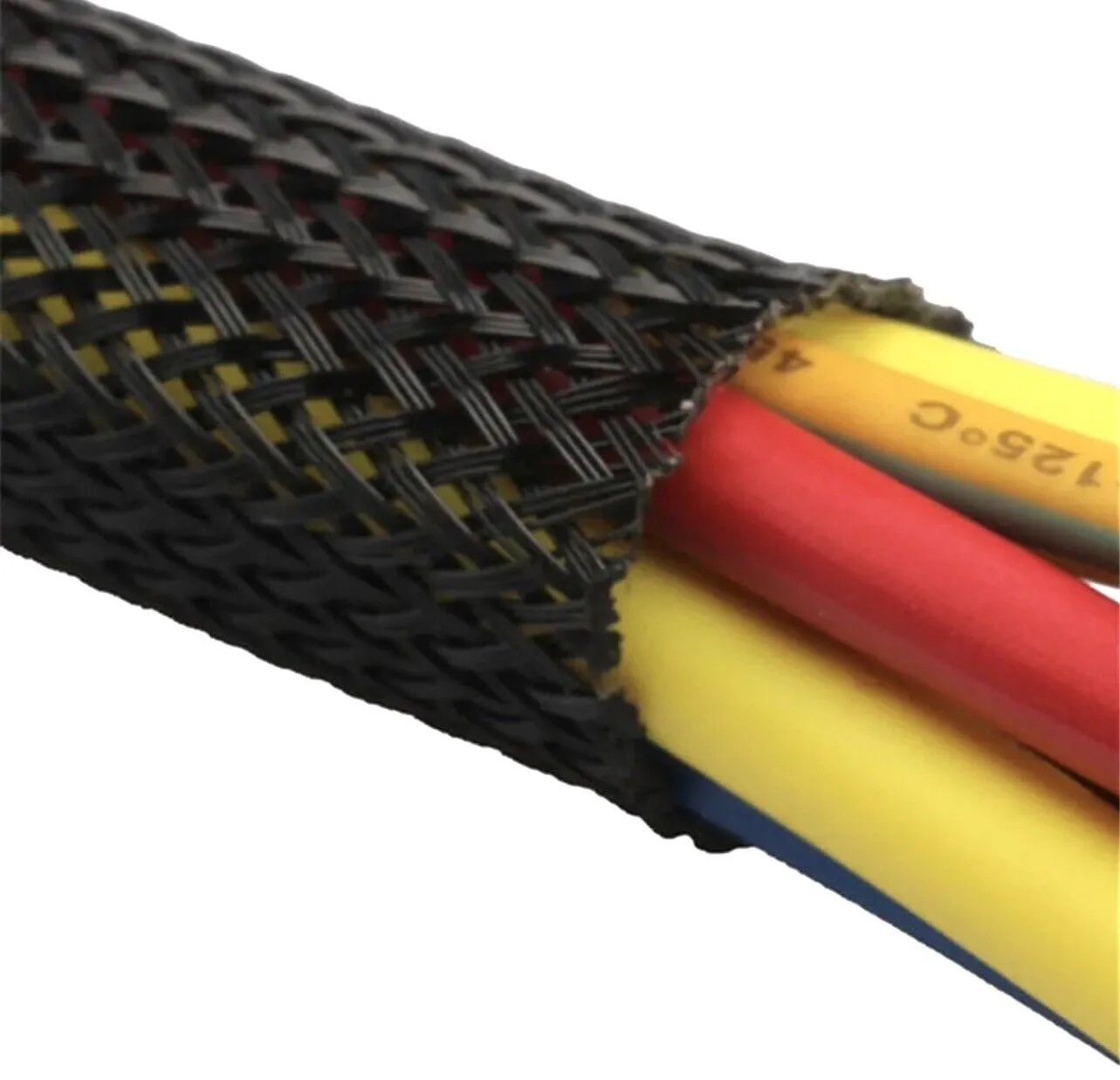 Expanding Braided Cable Sleeve Cable Tidy Abrasion Resistant Inc End Shrink Tube