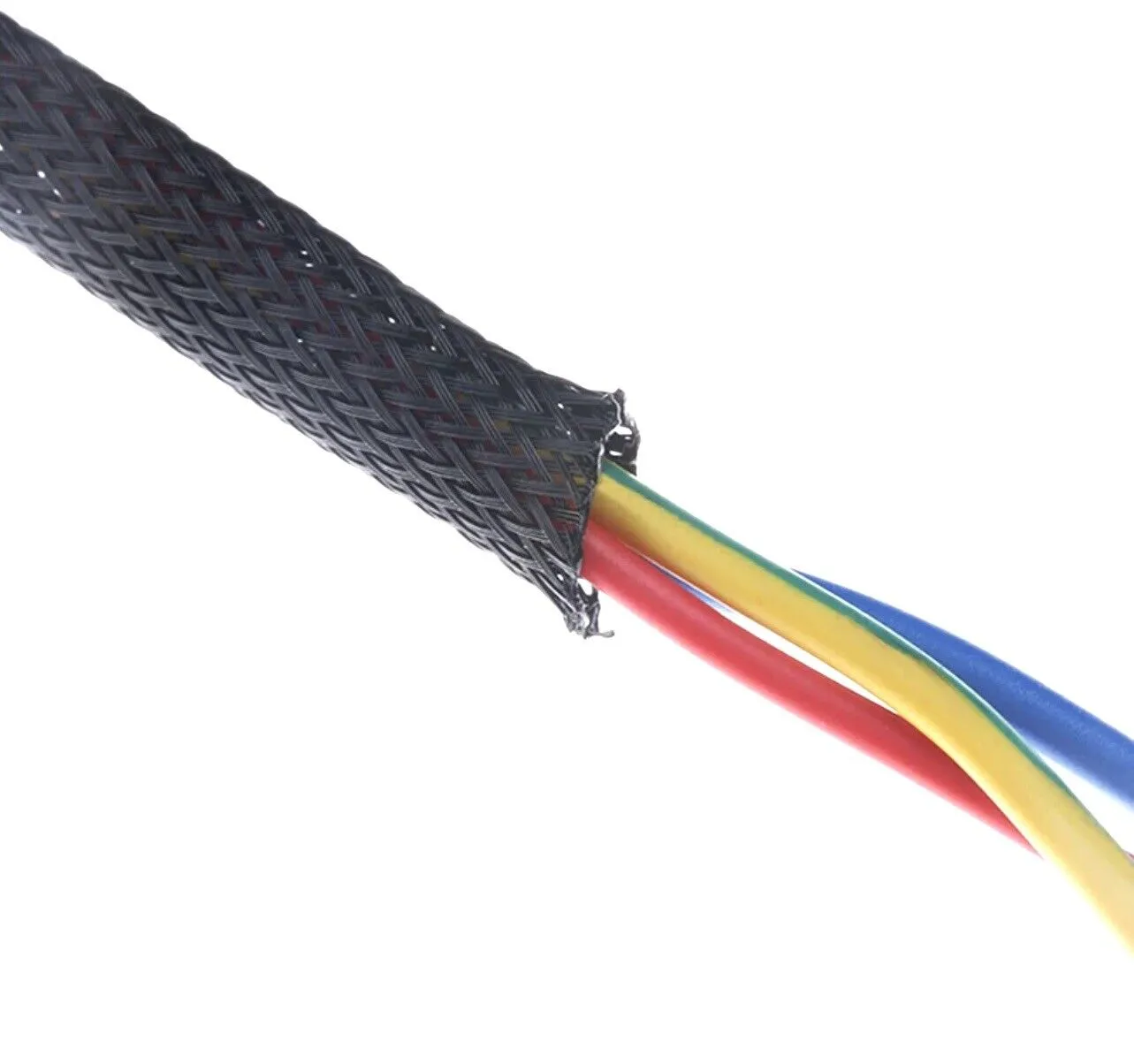Expanding Braided Cable Sleeve Cable Tidy Abrasion Resistant Inc End Shrink Tube