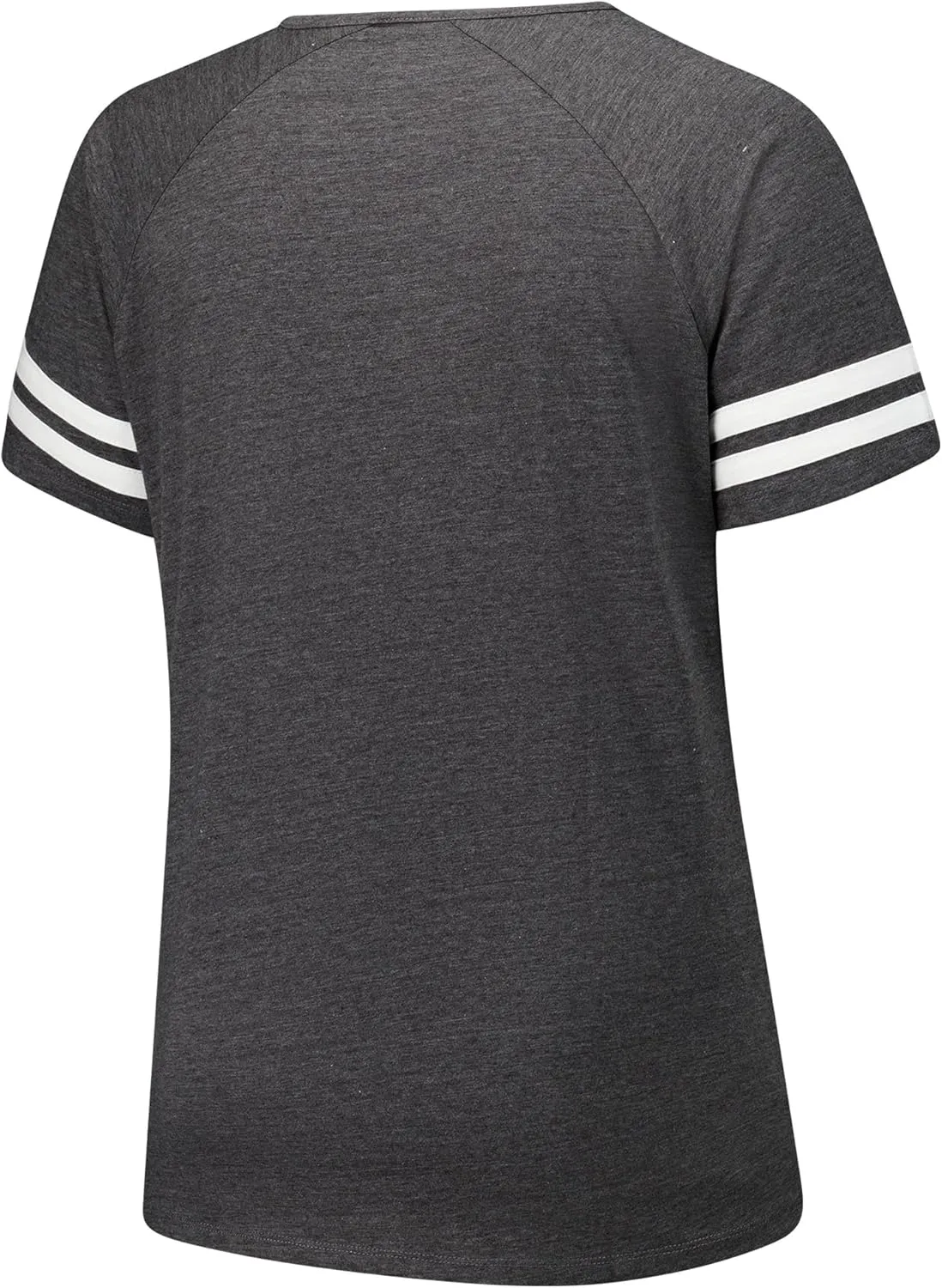 Fanatics Women's NFL Plus Size Logo Notch Neck Raglan Sleeve T-Shirt