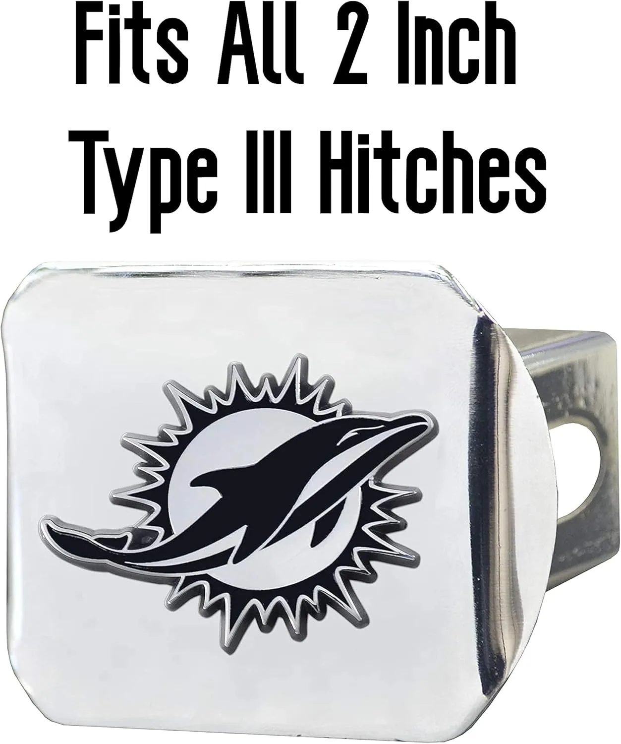 FANMATS NFL Unisex-Adult Chrome & Black Logo
