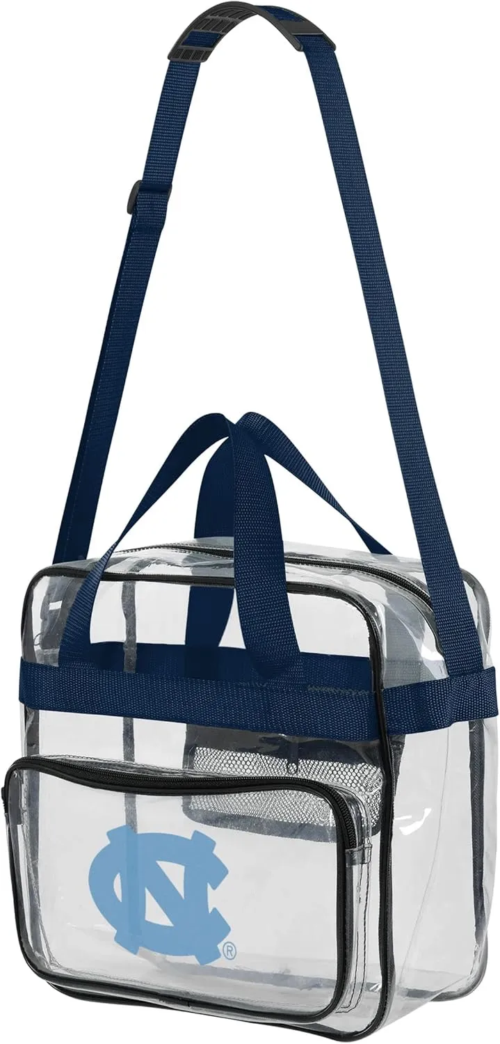 FOCO NCAA Team Logo Clear See Through Stadium High End Messenger Bag