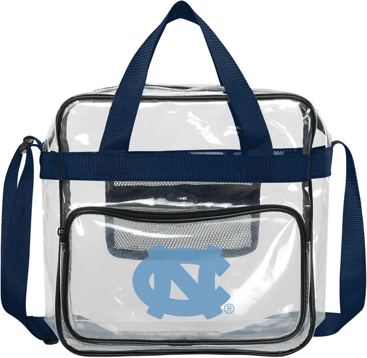 FOCO NCAA Team Logo Clear See Through Stadium High End Messenger Bag
