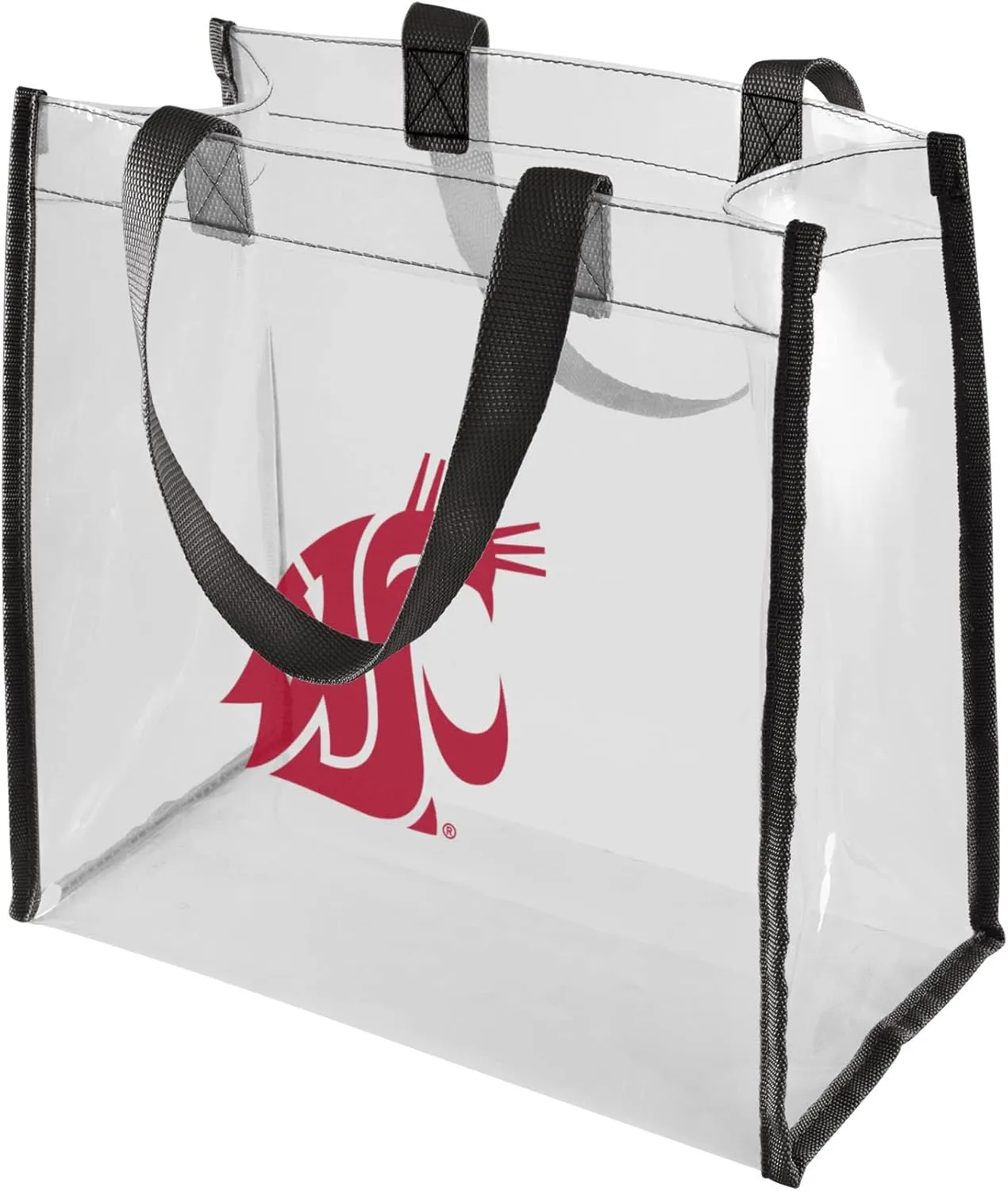 FOCO NCAA Team Logo Clear See Through Stadium Reusable Bag