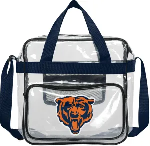 FOCO NFL Team Logo Clear See Through Stadium High End Messenger Bag