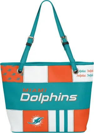 FOCO NFL Team Logo Printed Collage Tote Bag