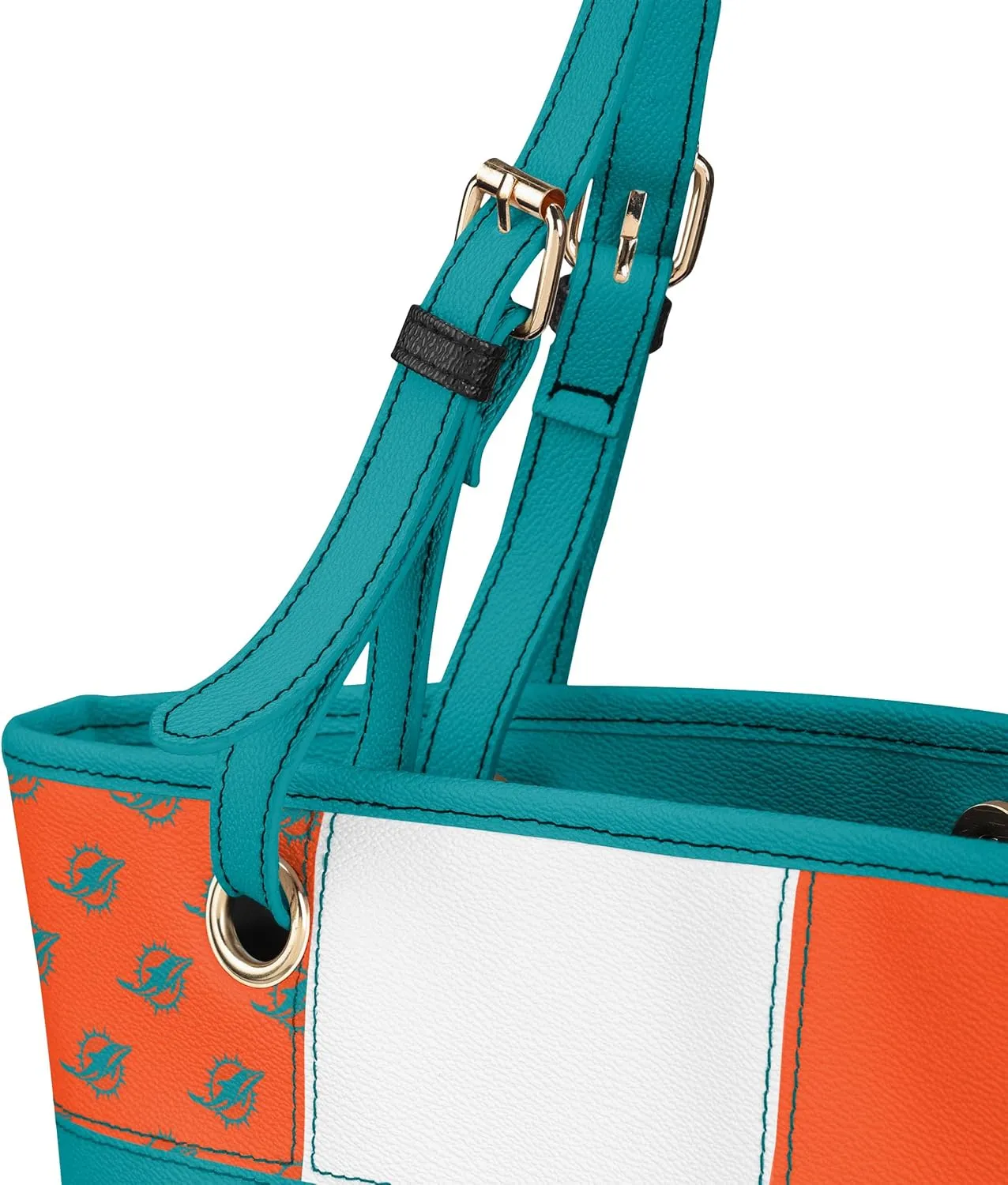 FOCO NFL Team Logo Printed Collage Tote Bag
