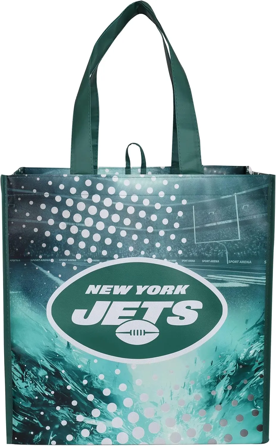 FOCO NFL Team Logo Reusable Grocery Shopping Bags Totes