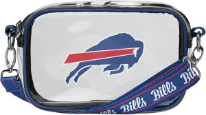 FOCO NFL Team Logo Stripe Clear Crossbody Bag