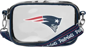 FOCO NFL Team Logo Stripe Clear Crossbody Bag