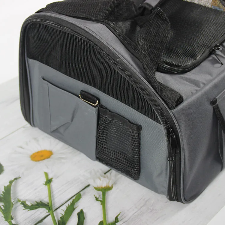 Foldable Pet Car Seat & Carrier Hammock for Small Dogs and Cats