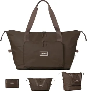 Foldable Travel Tote Bag for Women - 40L Weekender Bag with Multiple Pockets - Carry On Personal Item Travel Bag