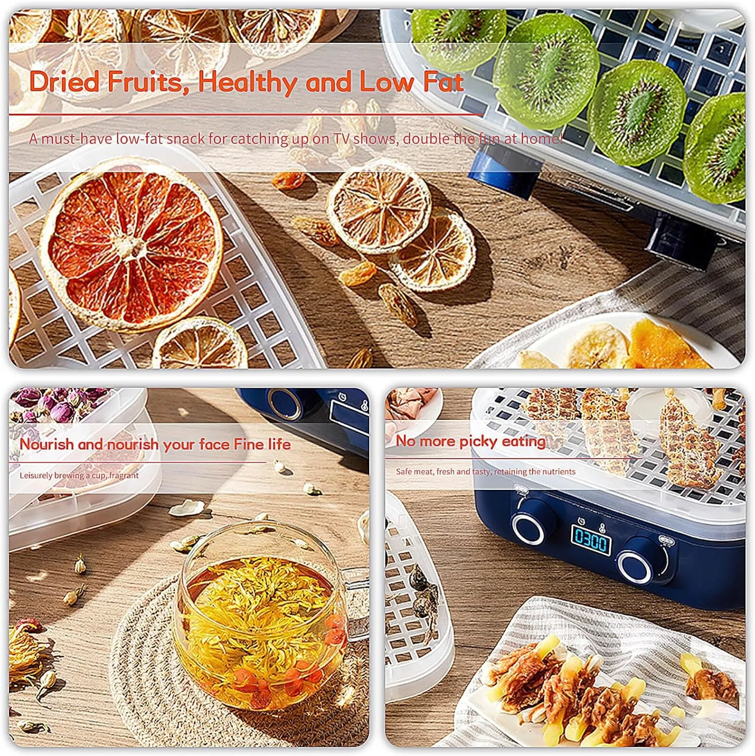 Food Freeze Dryer Machine for Home,2025 New Digital Freeze Dryer,Multi-Layer Fruit Freeze Dryer,Adjustable Temperature Meat Freeze Dryer,Compact Food Dehydrator for Home Kitchen(White)