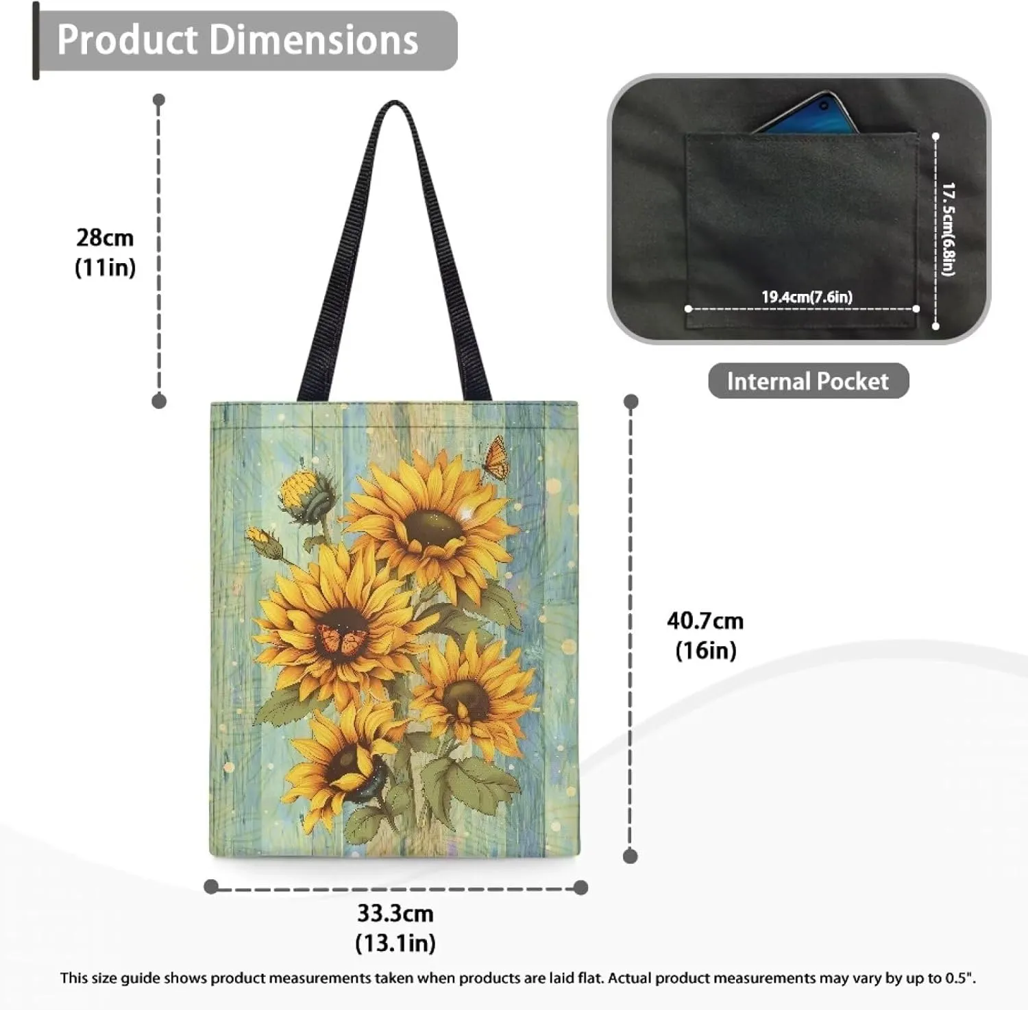 FOR U DESIGNS Women Canvas Reusable Tote Bag Women Shopping Tote Bags Book Bags