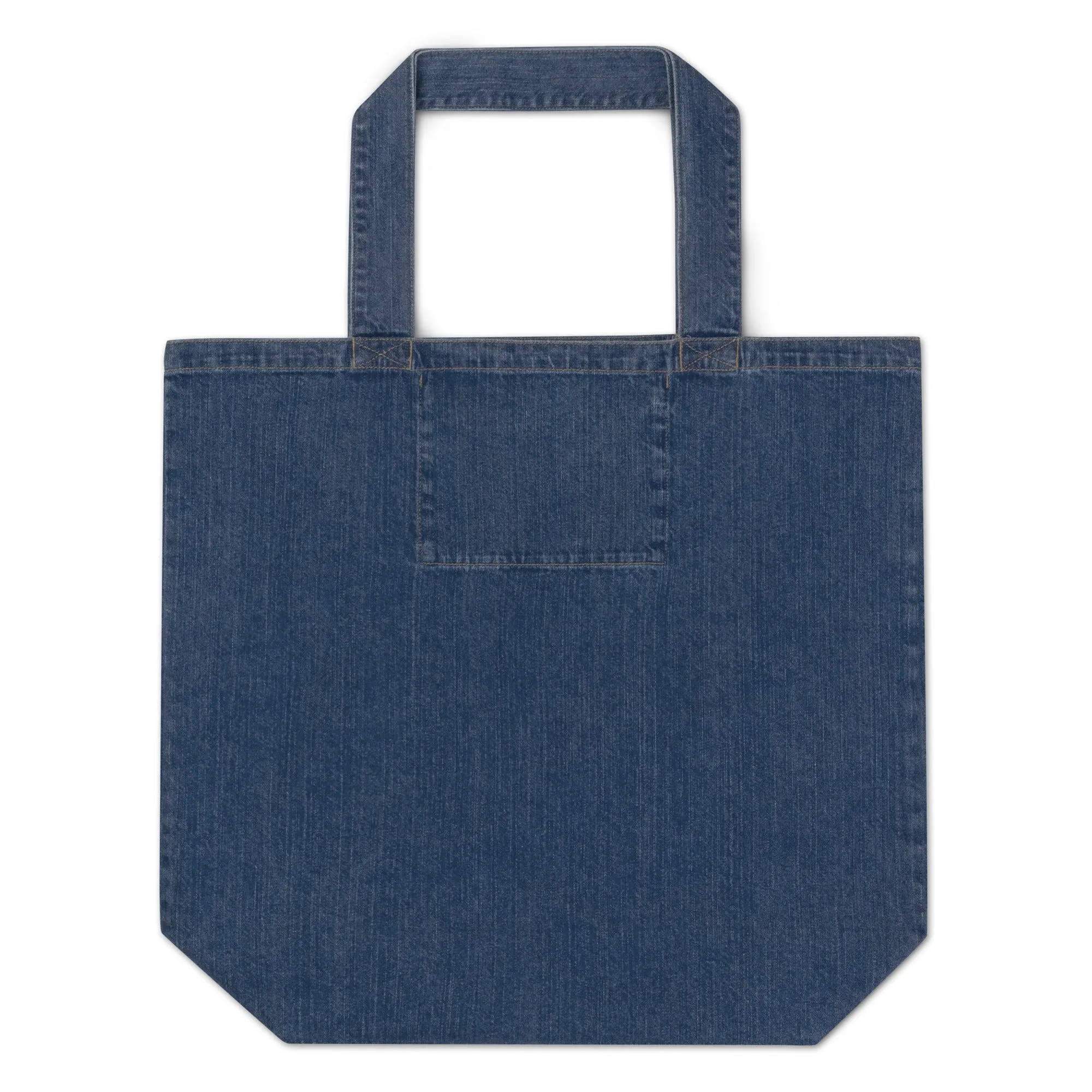 Fresh Picked Organic Apples denim tote bag