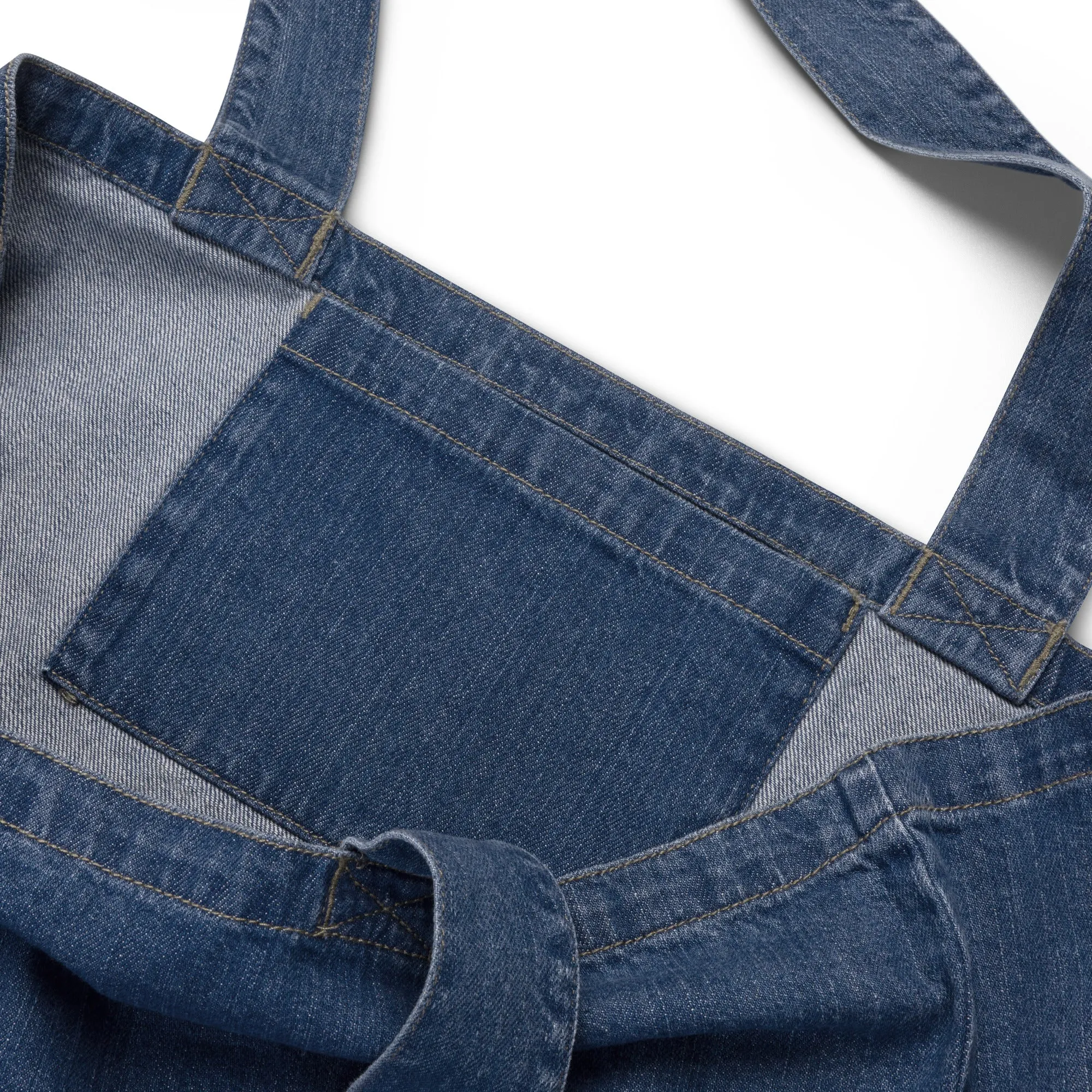 Fresh Picked Organic Apples denim tote bag