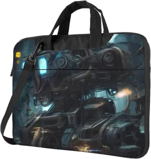 Future Robot Laptop Shoulder Bag, Ultra Slim And Portable, With Padded Shoulder Strap And Handleã€‚