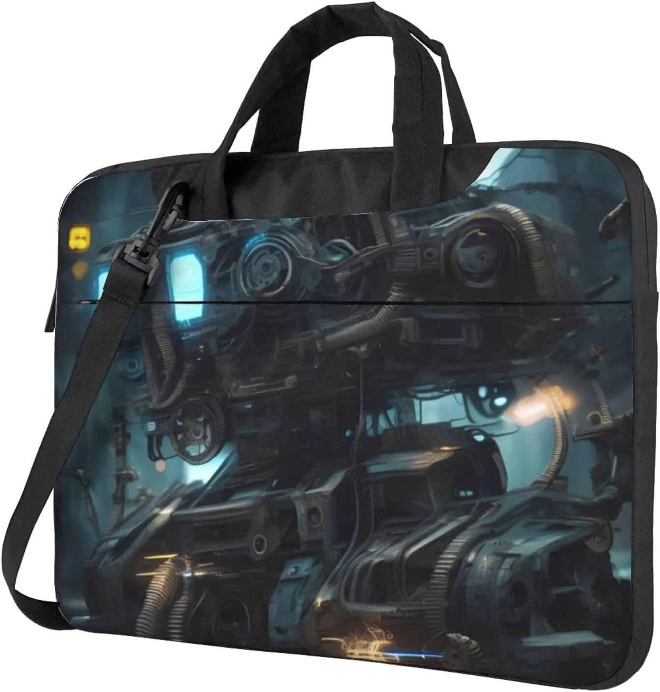 Future Robot Laptop Shoulder Bag, Ultra Slim And Portable, With Padded Shoulder Strap And Handleã€‚