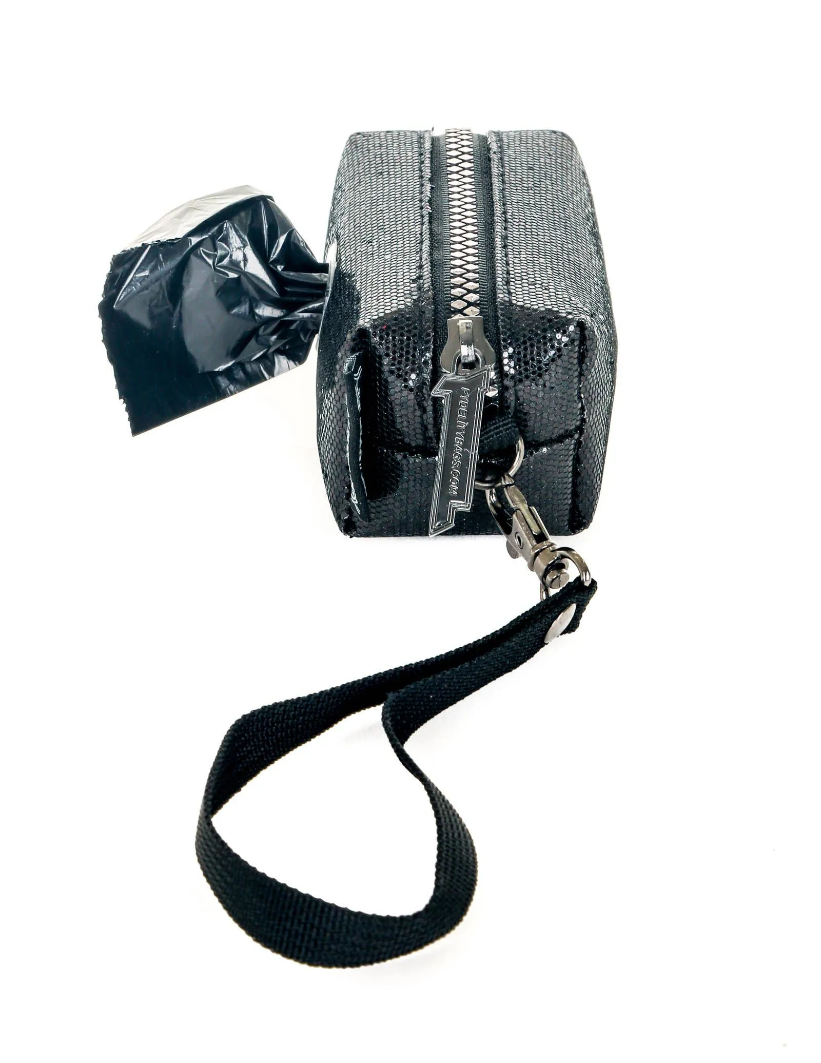 Fydelity - 30328: poopyCUTE: Fashionable Waste Bag Holder-GLAM Black