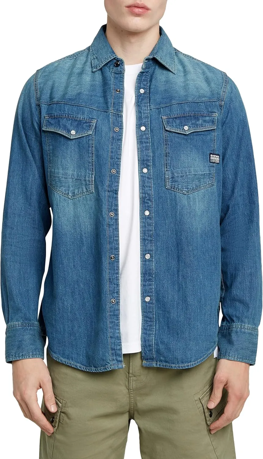 G-STAR Raw - Mens Slim Denim Woven Shirt