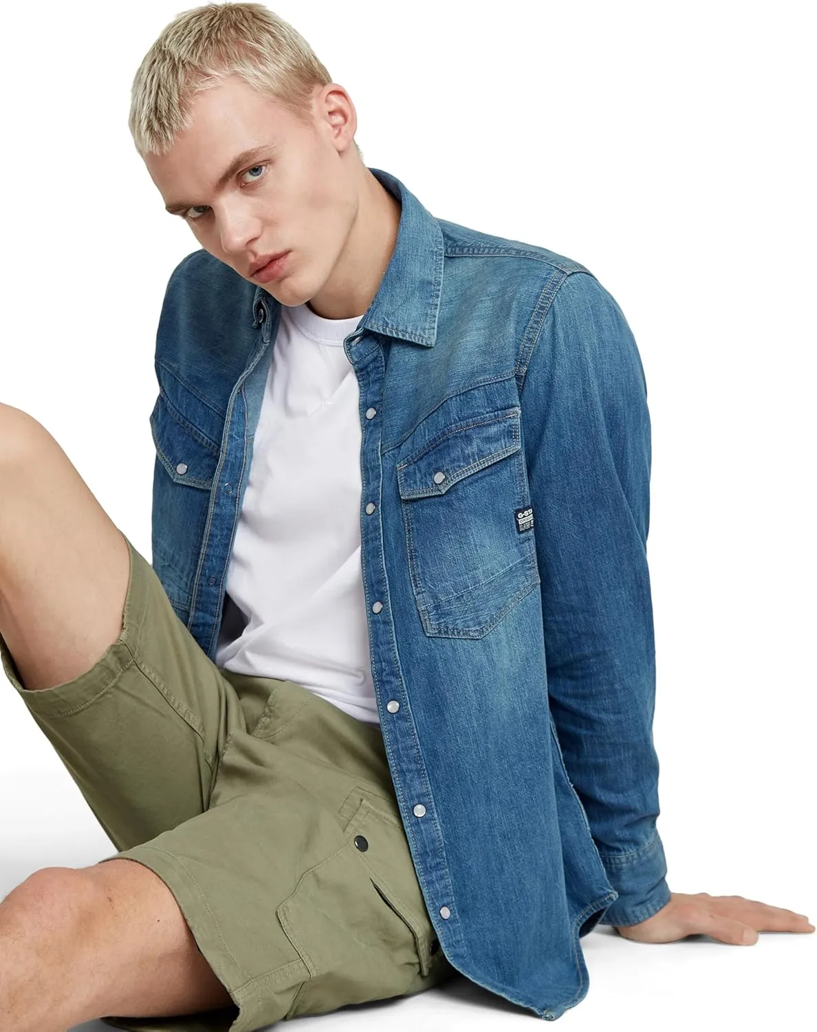 G-STAR Raw - Mens Slim Denim Woven Shirt