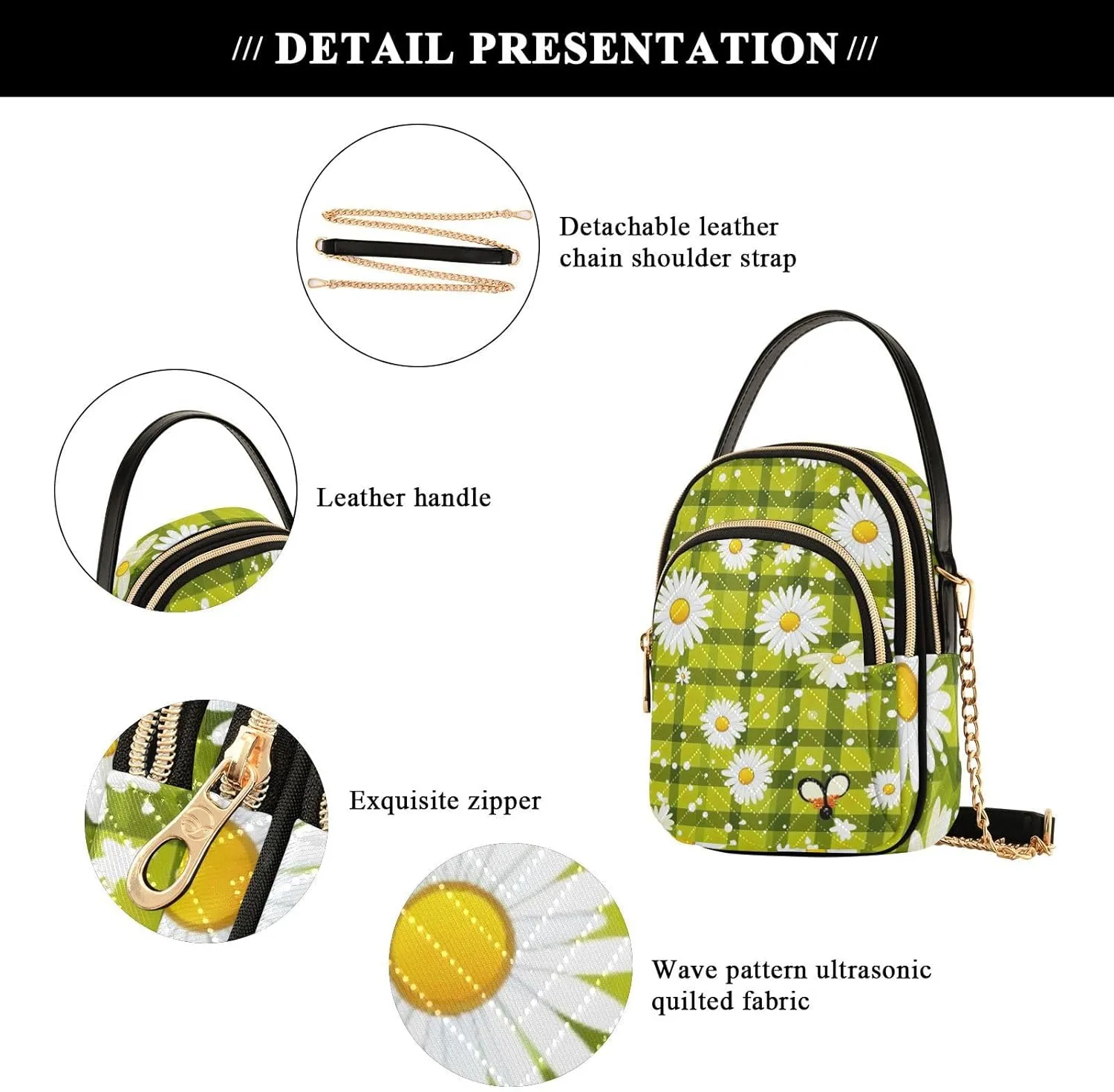 GAIGEO Colorful Abstract Style Mosaic Shoulder Purse Crossbody, Womens Crossbody Bag, Lightweight Bag for Women