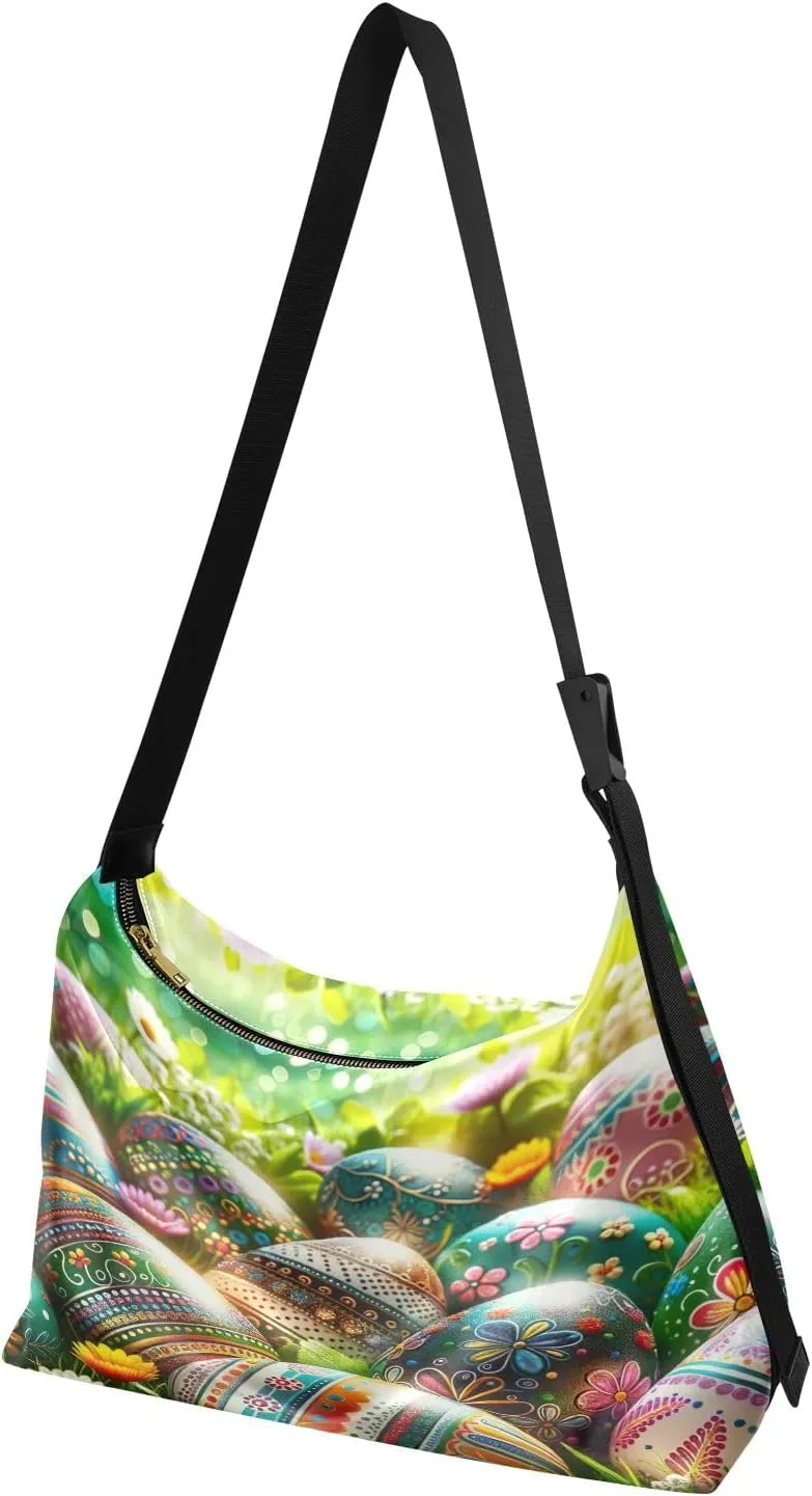 GAIGEO Fantasy Underwater World Shoulder Strap Bag, Shoulder Bag, Mens Leather Crossbody Bags