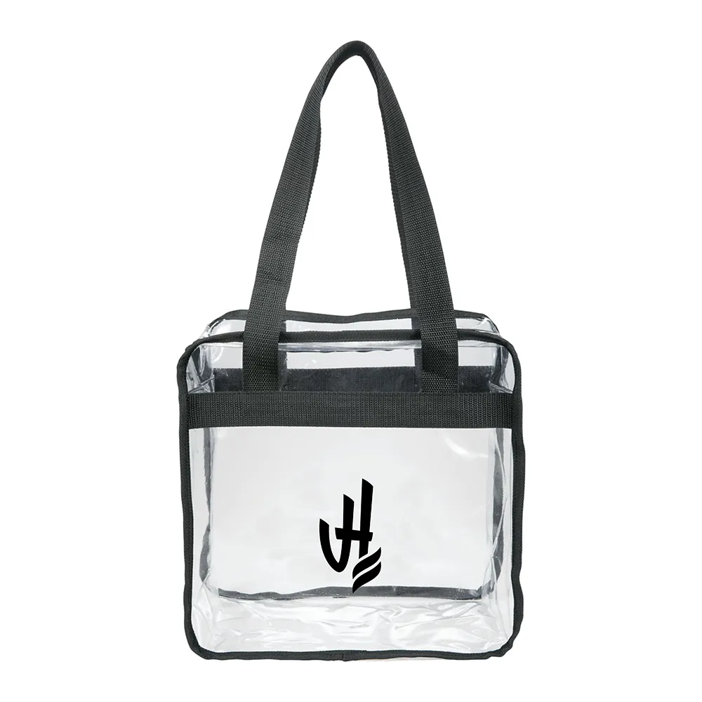 Game Day Clear Zippered Safety Tote