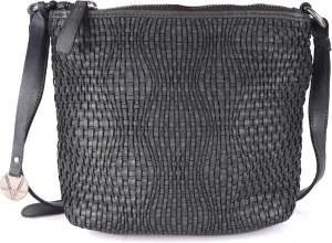 Genuine Leather Crossbody Sling Bag for Women - Trendy Casual Office Bag with Adjustable Strap