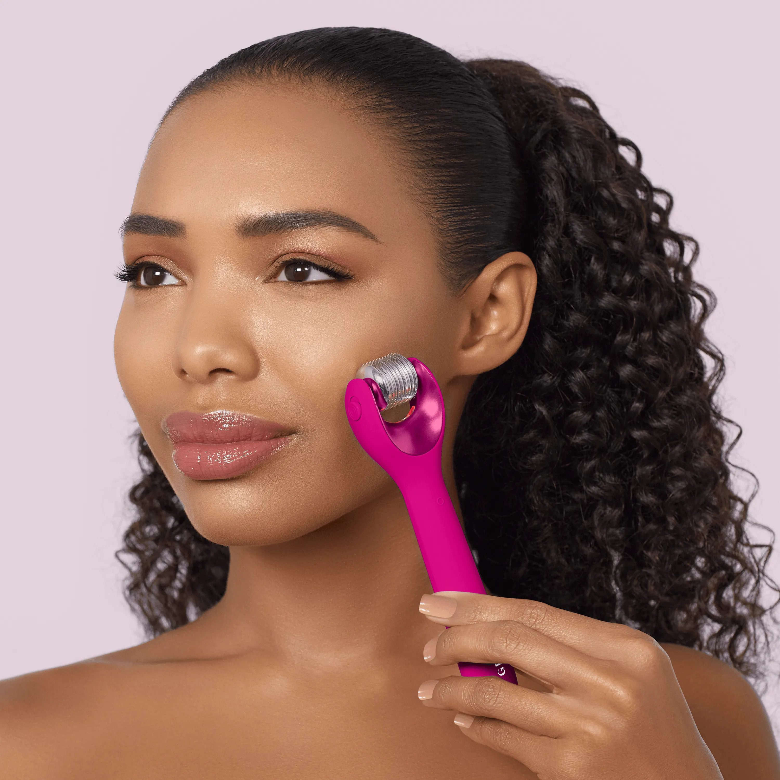 GESKE Micro Needle Face Roller 9 in 1 Magenta 53