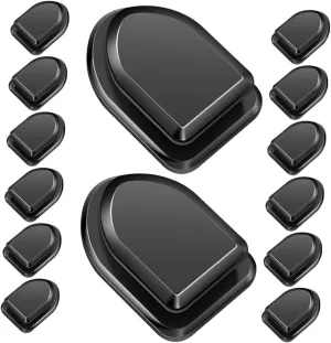 GLEAVI 20pcs Car Seat Headrest Hooks Innovative Adhesive Hangers for Car Interior Organization Versatile Design for Private Business Vehicles for Shopping Travel