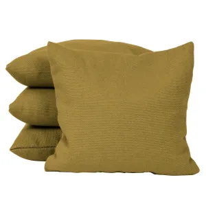 Gold Corn Filled Cornhole Bags