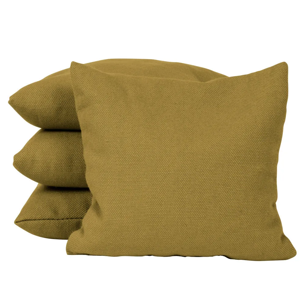 Gold Corn Filled Cornhole Bags