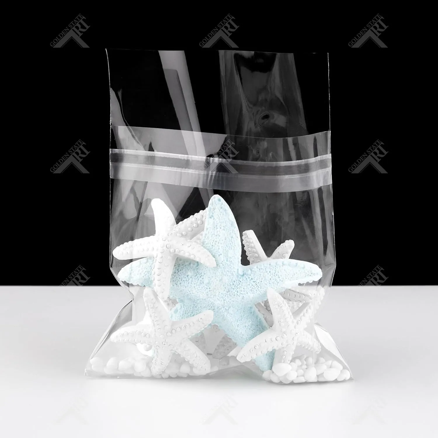 Golden State Art, 100 Pack 11x14 Inches Acid-Free Crystal Clear Sleeves Storage Bags, Resealable Cellophane Bags for 11x14 Photos/Artworks/Mat Matting