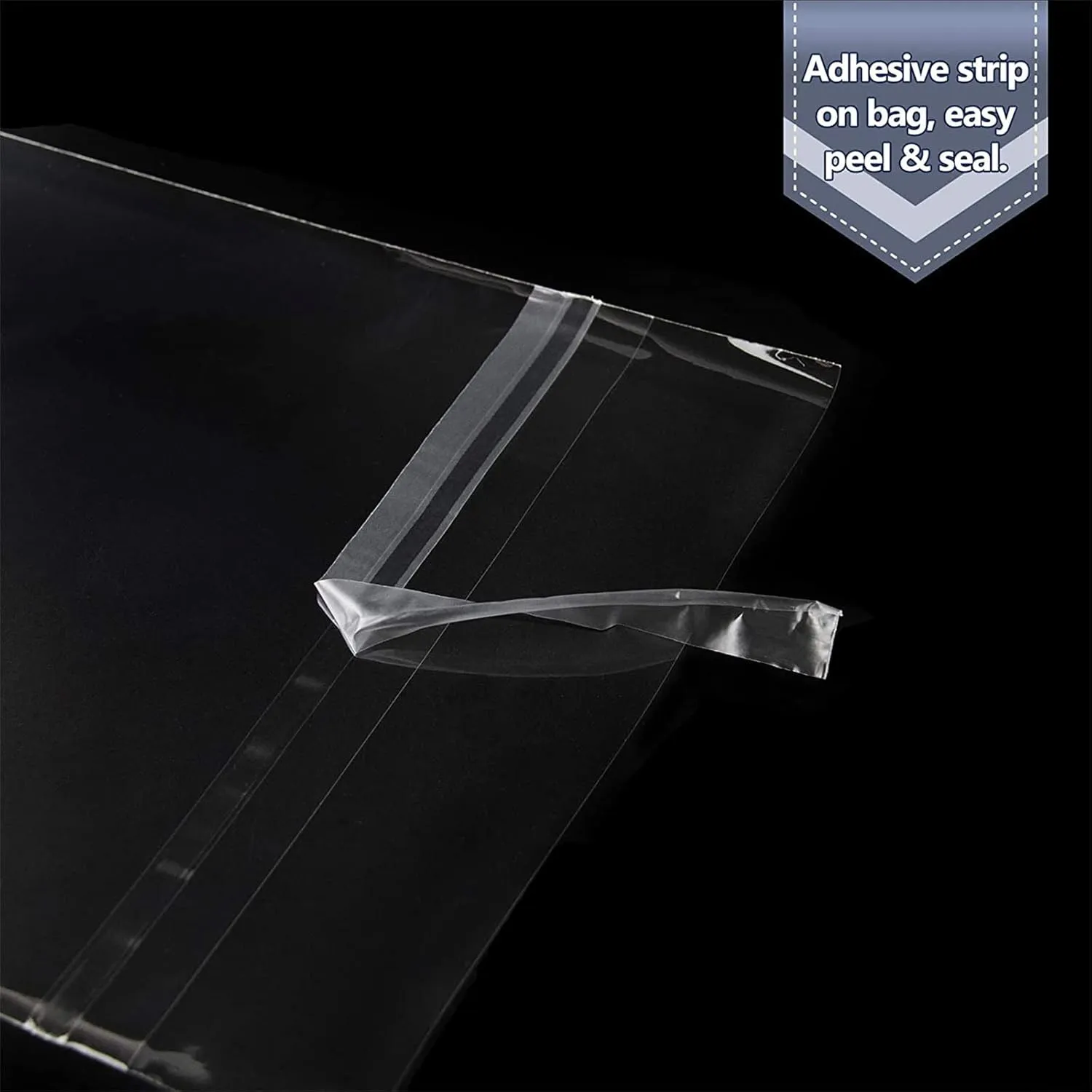 Golden State Art, 100 Pack Clear Bags for 11x17 Mats, Pictures, Acid-Free, 11 3/7"x17 1/2"
