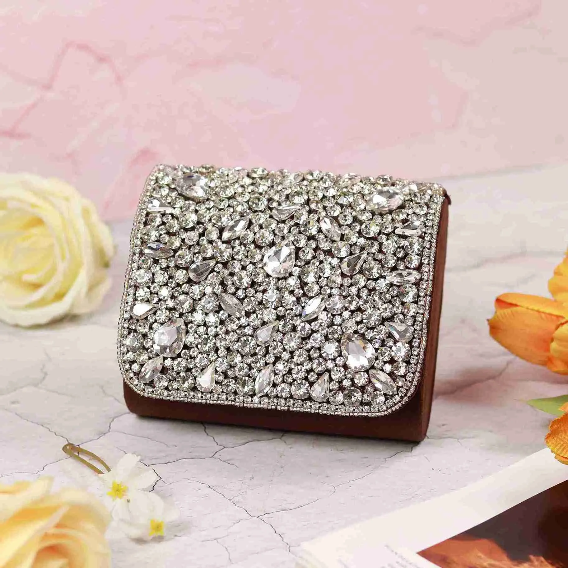 Grace Mini Bag with Embroidered Handle